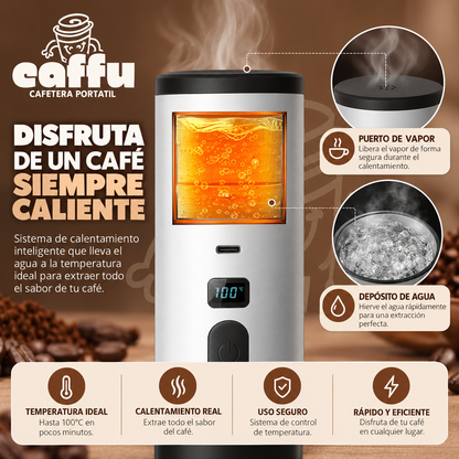 CAFFU Cafetera Portátil 3 en 1