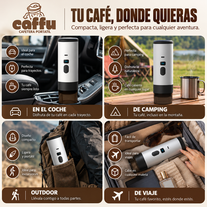 CAFFU Cafetera Portátil 3 en 1